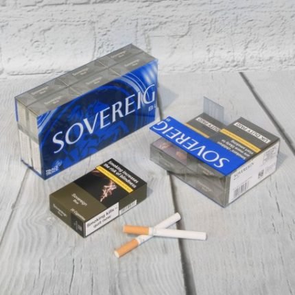 Buy Sovereign King Size Blue 10 packs